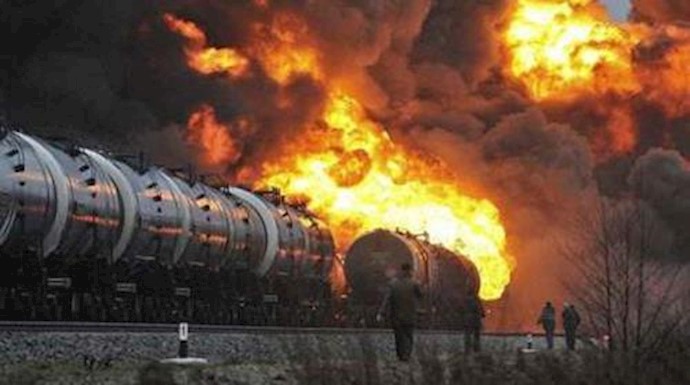 انفجار قطار در بلغارستان