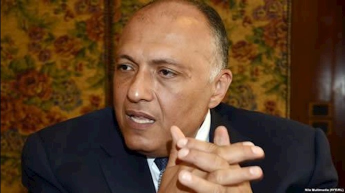 سامح شکری وزیر خارجه مصر 