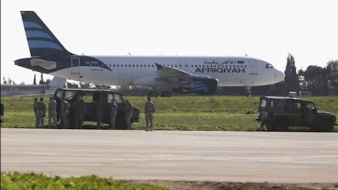 هواپیمای روبوده شده  لیبی