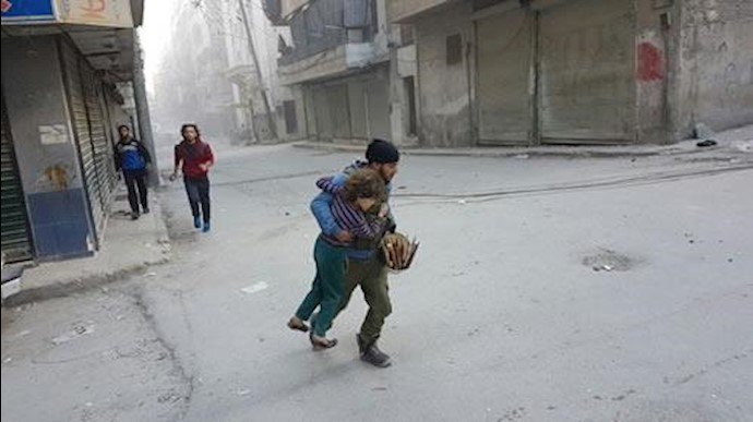 بمباران حلب