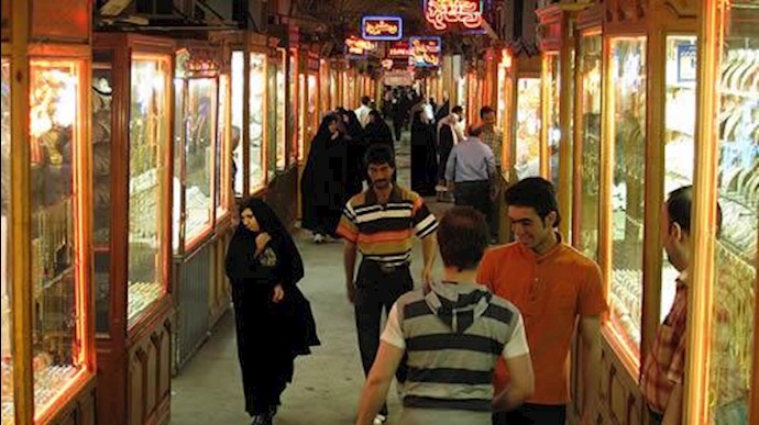بازار طلافروشی در تهران - آرشیو