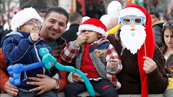 مراسم جشن میلاد مسیح در بیت لحم 