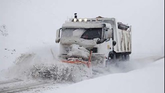 برف و یخبندان در آذربایجان شرقی