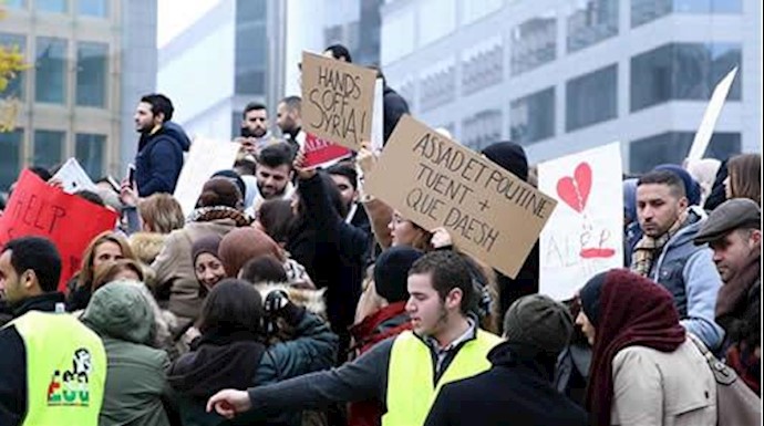 مردم بلژیک - حمایت از حلب