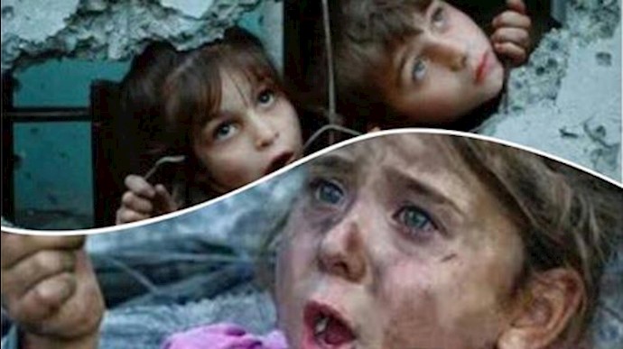 ندای کودکان حلب در محاصره و زیر توپ‌باران وحشیانه پاسداران جهل و جنایت