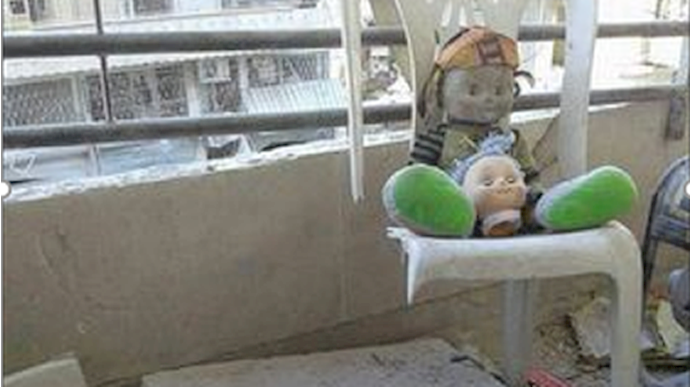 بمباران کودکستانی در حلب