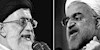آخوند روحانی و خامنهای