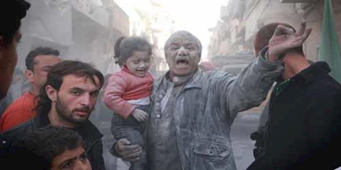 بمباران سوریه توسط هواپیماهای روسی