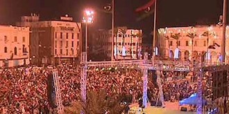 پنجمین سالگرد انقلاب در لیبی