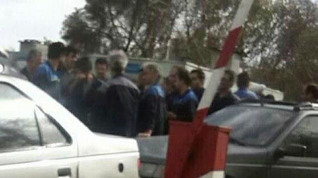 تجمع اعتراضي کارگران بلبرينگ سازي تبريز 