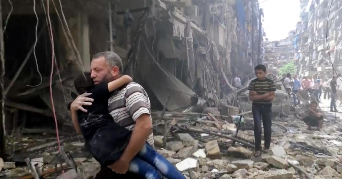 جنايات جنگی رژيم اسد در حلب سوريه