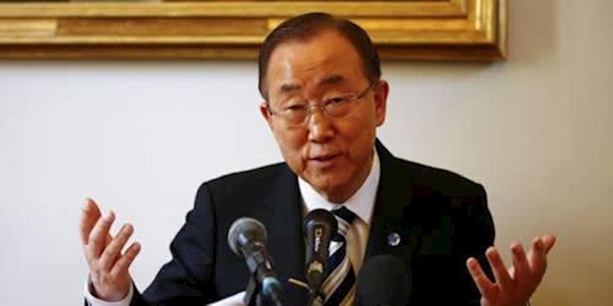 بان کی‌مون دبیرکل سازمان ملل متحد 