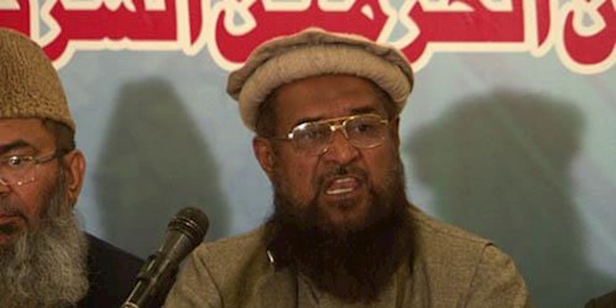 فضل رحمان خلیل رهبر جنبش «انصار الامه» و رئیس جنبش «دفاع از حرمین» در پاکستان
