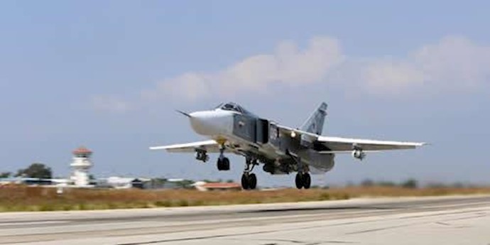 هواپیمای جنگی روسیه در سوریه - آرشيو