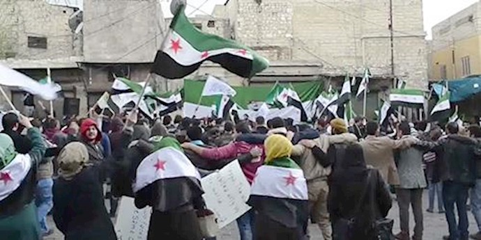 پنجمین سالگرد انقلاب مردم سوریه علیه دیکتاتوری اسد