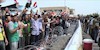 متحصین عراقی در دروازه منطقه سبز بغداد خواستار اصلاحات در عراق شدند