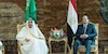 عبدالفتاح السیسی رئیس جمهور مصر - ملک سلمان پادشاه عربستان سعودی