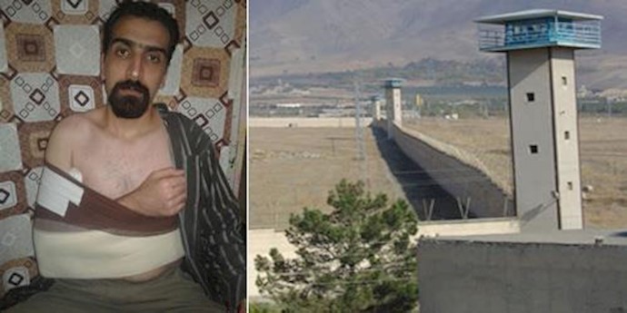زندانی سیاسی مسعود عرب چوبدار در زندان گوهردشت 