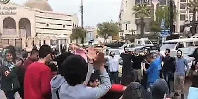 تظاهرات دانشجویی علیه رژیم اسد در استان سویدا