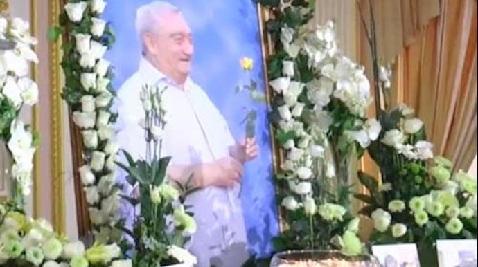 مراسم خاکسپاری زنده‌یاد ویکتور گولوتا از حامیان فرانسوی مقاومت ایران 