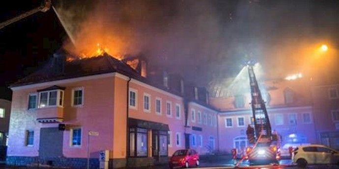 به آتش کشیدن محل اقامت پناهندگان در آلمان