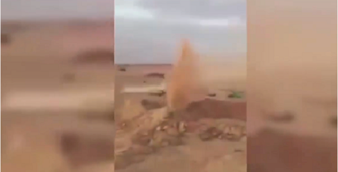 تصویری از حفره عجیب در عربستان