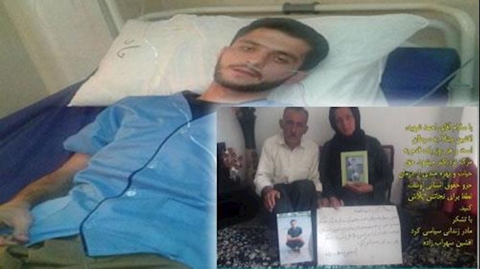 استمداد پدر و مادر زندانی سیاسی افشین سهراب‌زاده از احمد شهید گزارشگر ویژه حقوق‌بشر