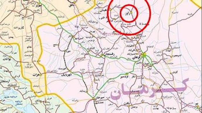 زمین لرزه در راور کرمان