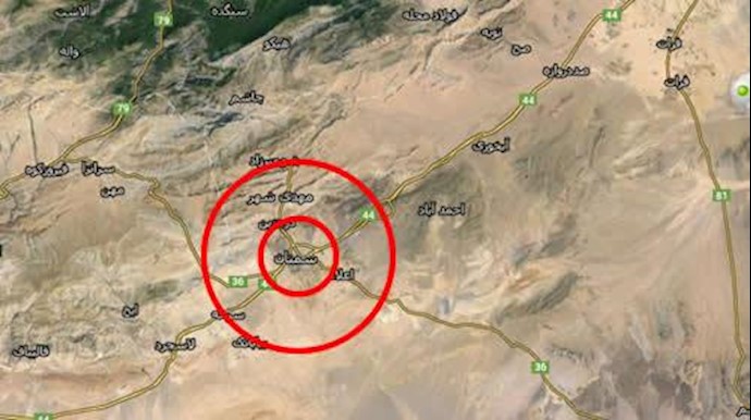 زلزله در سمنان