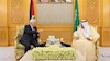 ملک سلمان پادشاه عربستان - محمود عباس رئیس دولت فلسطین