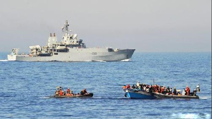 نجات صدها پناهجو از غرق شدن در سواحل مدیترانه