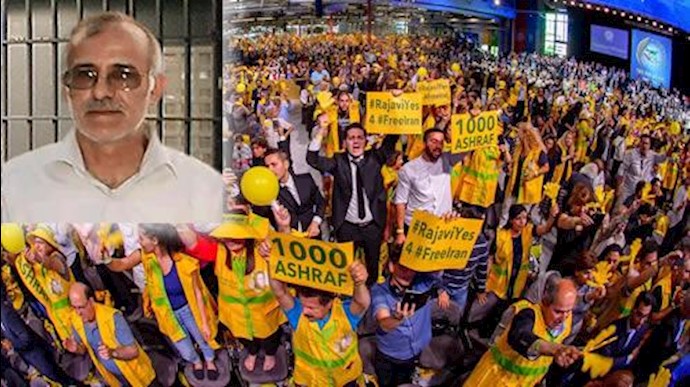 زندانی سیاسی  علی معزی پدر دو مجاهد اشرفی در لیبرتی 