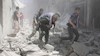 بمباران غیرنظامیان در شهر حلب
