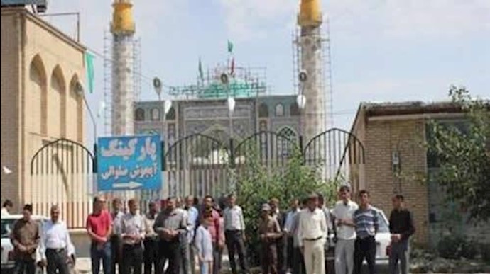 تجمع اعتراضی مردم روستای روستای شهرکهنه قوچان