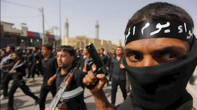مزدوران شبه نظامی عراقی تحت امر سپاه تروریستی قدس رژیم