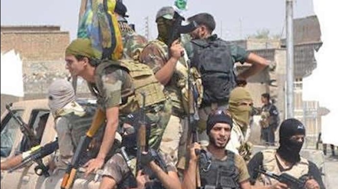 شبه نظامیان عراقی وابسته به سپاه تروریستی قدس
