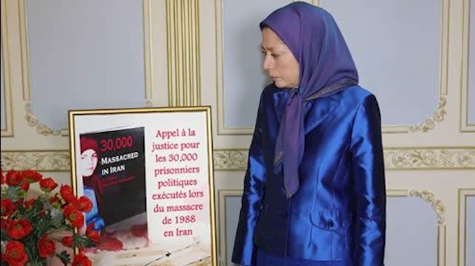 حضور خانم رجوی در   نمایشگاه یادبود خاطره شهیدان سال ۶۷ در شهرداری منطقه دوم پاریس 