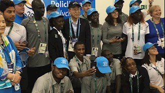 دبیرکل سازمان ملل با تیم پناهندگان در برزیل دیدار کرد