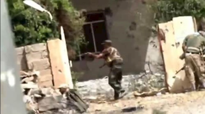 غارت و به آتش کشیدن خانه‌های مردم در جزیره خالدیه عراق توسط شبه نظامیان وابسته به رژیم ایران  