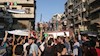 جشن و پایکوبی مردم حلب بعد از شکستن محاصره توسط رزمندگان سوری