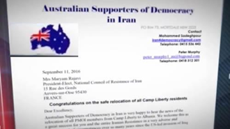پیام تبریک حامیان استرالیایی دموکراسی در ایران