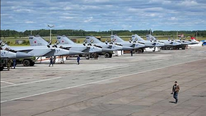 پرواز جنگنده های روسی از پایگاه هوایی نوژه همدان