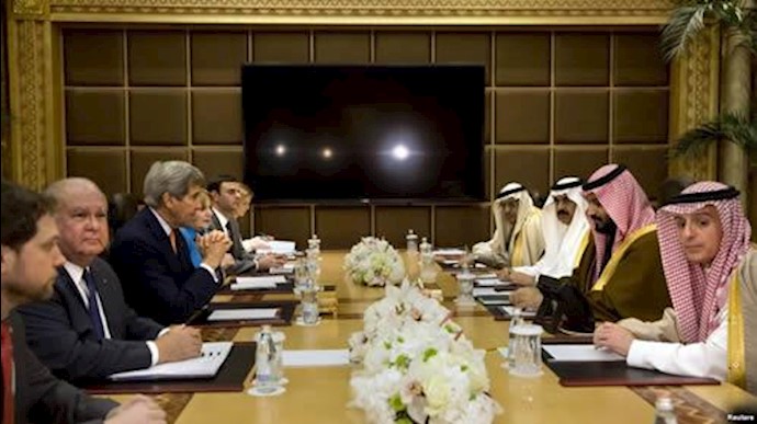 دیدار جان کری با وزیر خارجه عربستان و جانشین ولیعهد این کشور - آرشیو