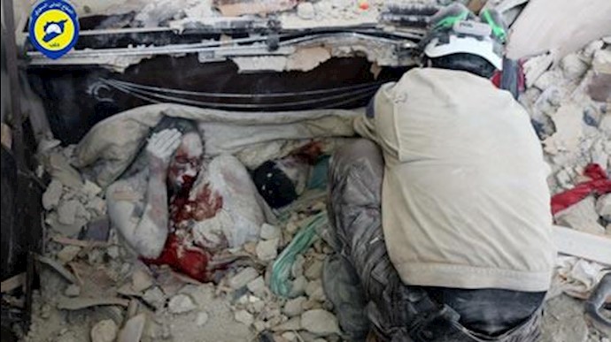 بمباران حلب شرقی جمعه 2مهر 95