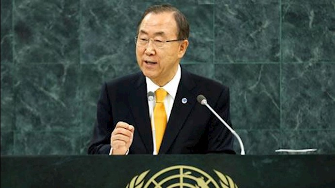 بان کی مون دبیرکل سازمان ملل‌متحد 
