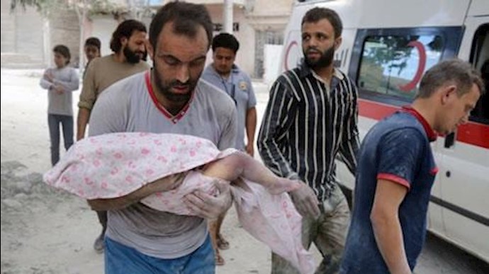 کودکان سوری اولین قربانیان بمبارانهای کور رژیم اسد هستند
