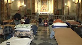 کمک به بی‌خانمانهای رُم با مشارکت کلیسا
