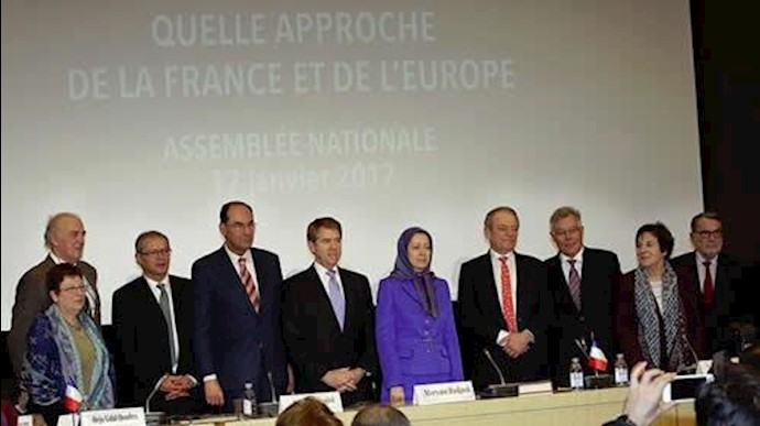 دیدار مریم رجوی از مجلس ملی فرانسه