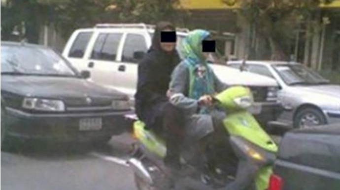 دستگیری دو دختر موتورسوار دزفولی
