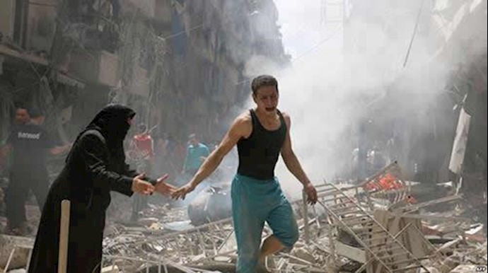 بمبارانها رژیم اسد دروادی بردا  درنقض آتش بس